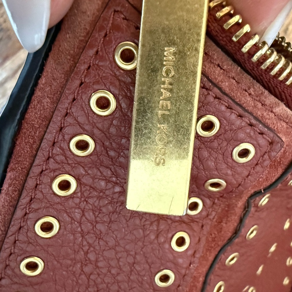Maroon Michael Kors Bag - Picture 9 of 10